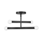 Lark 83194BK Black Four Light Convertible Pendant Image 8