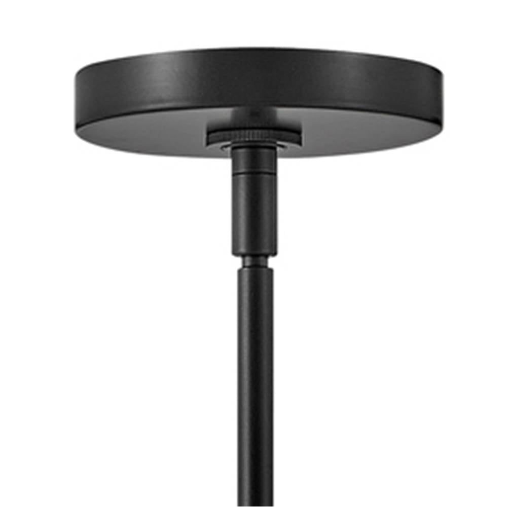 Lark 83194BK Black Four Light Convertible Pendant Image 6
