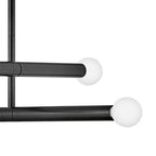 Lark 83194BK Black Four Light Convertible Pendant Image 5