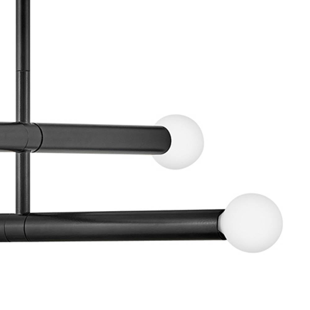 Lark 83194BK Black Four Light Convertible Pendant Image 5