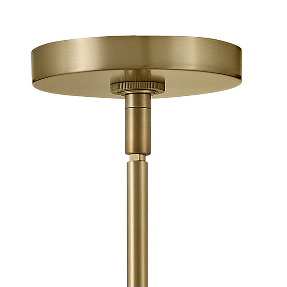 Lark 83194LCB Lacquered Brass Four Light Convertible Pendant Image 5