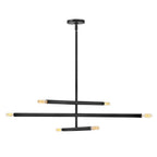 Lark 83195BK Black Six Light Convertible Mobile Multi Tier Image 6