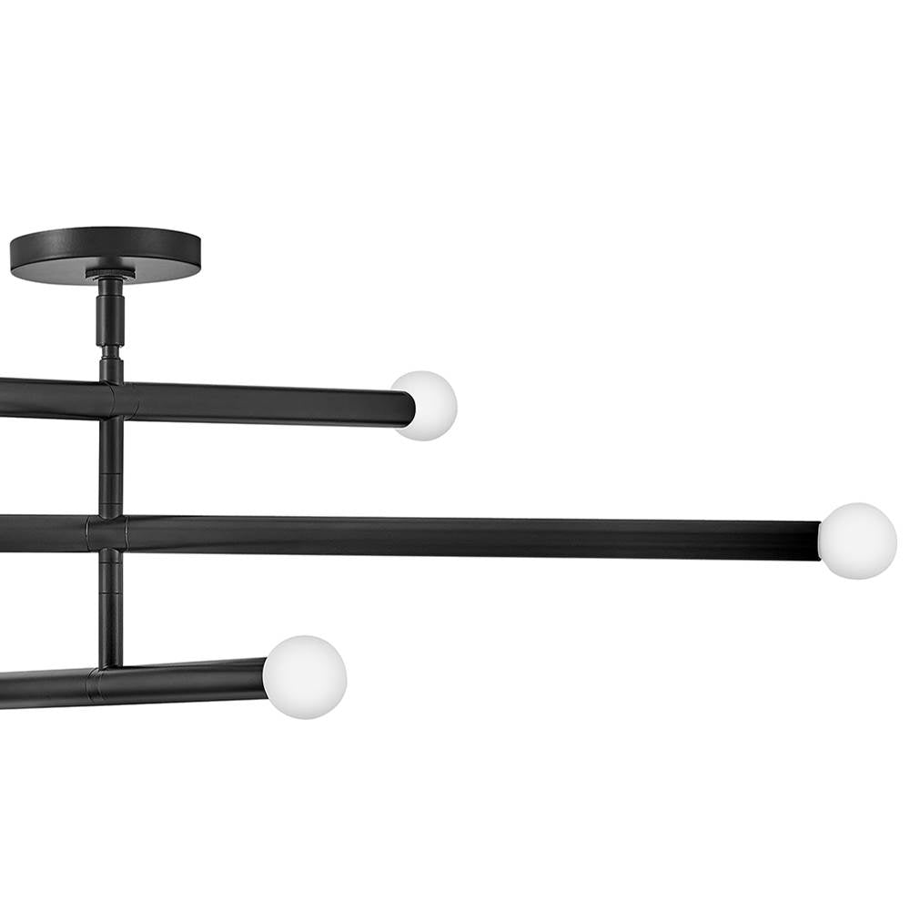 Lark 83195BK Black Six Light Convertible Mobile Multi Tier Image 5