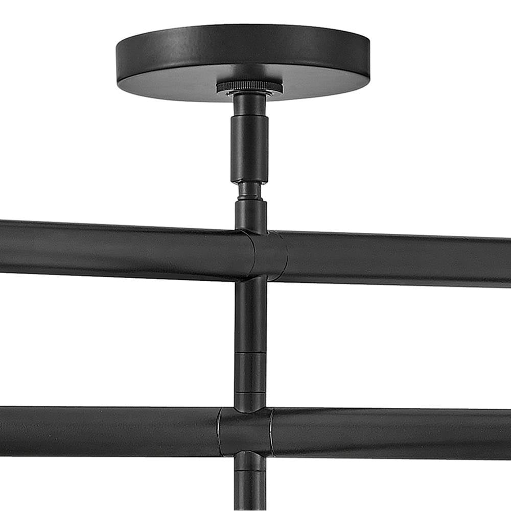Lark 83195BK Black Six Light Convertible Mobile Multi Tier Image 4