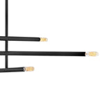 Lark 83195BK Black Six Light Convertible Mobile Multi Tier Image 3