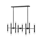 Lark 83196BK Black Sixteen Light Linear Image 1