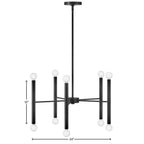 Lark 83198BK Black Medium Multi Tier Image 4