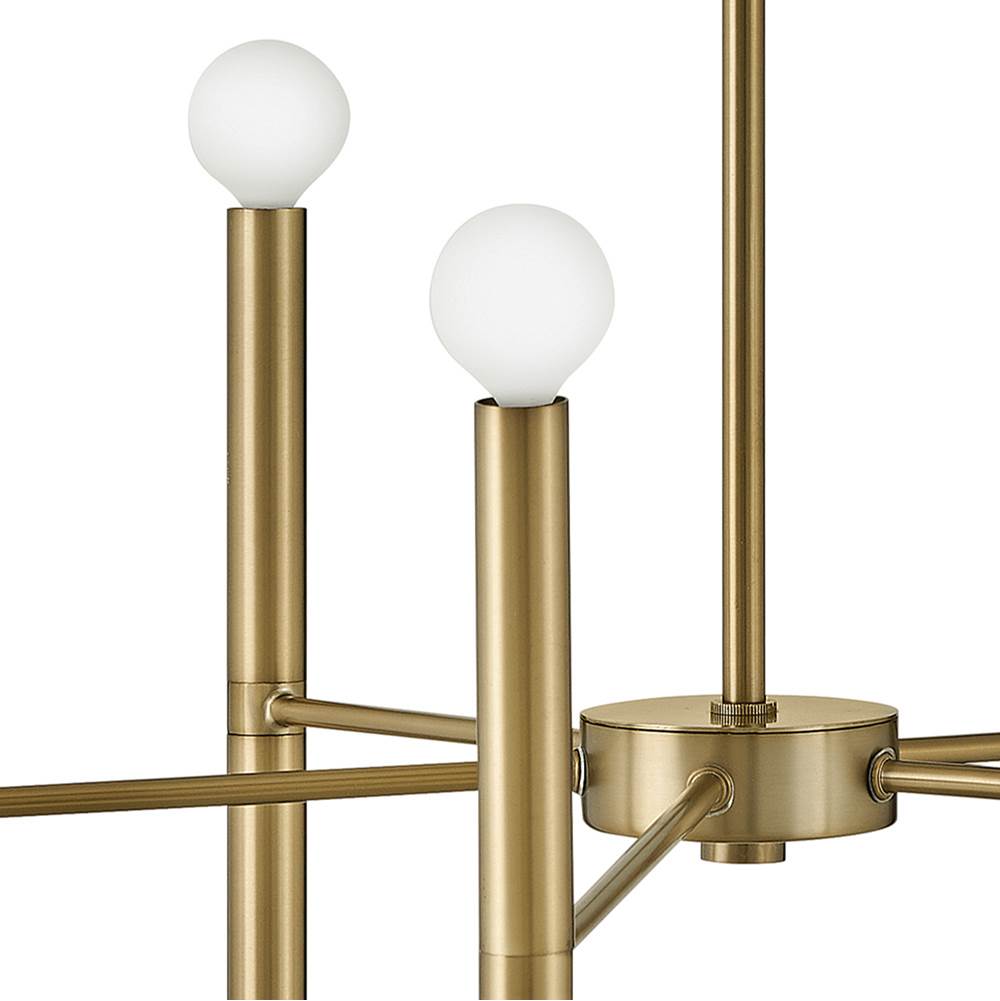 Lark 83198LCB Lacquered Brass Medium Multi Tier Image 6
