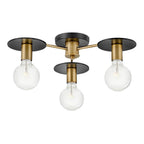 Lark Bobbie Three Light Semi-flush Mount