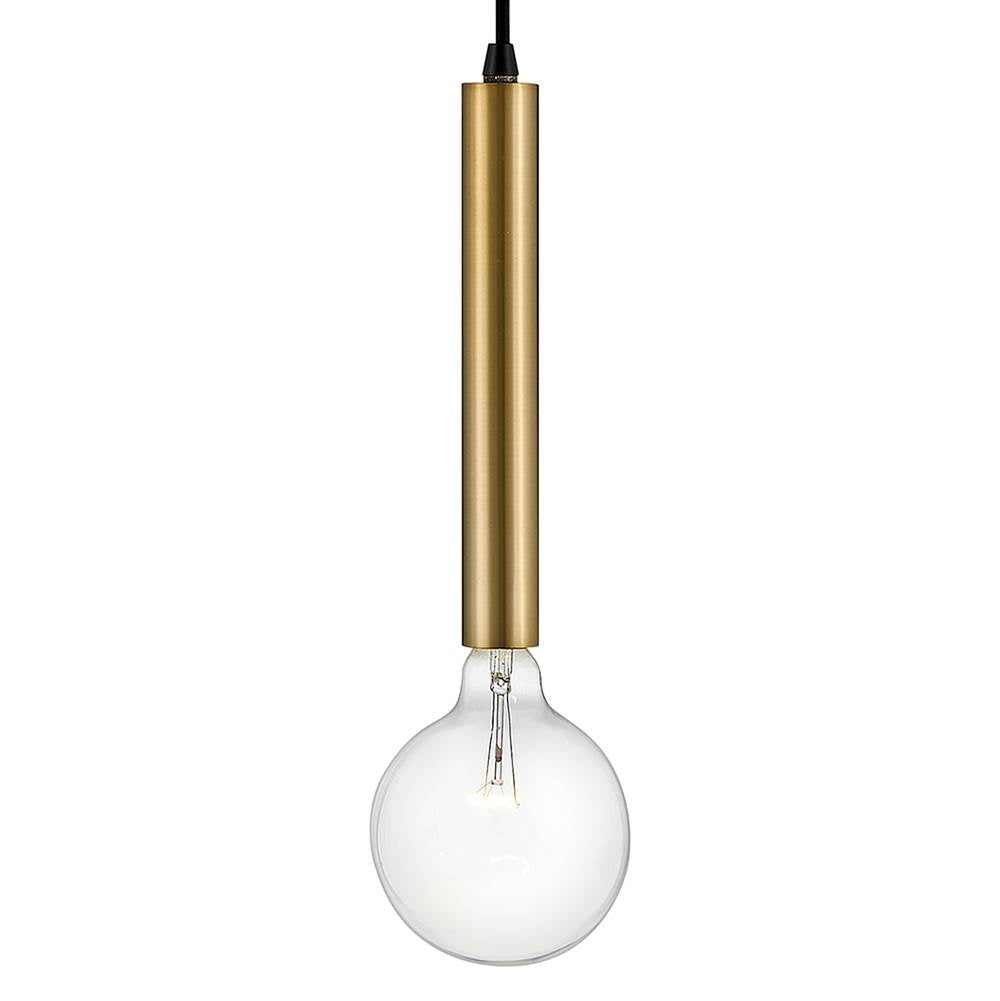 Lark 83207LCB Lacquered Brass Single Light Pendant Image 6