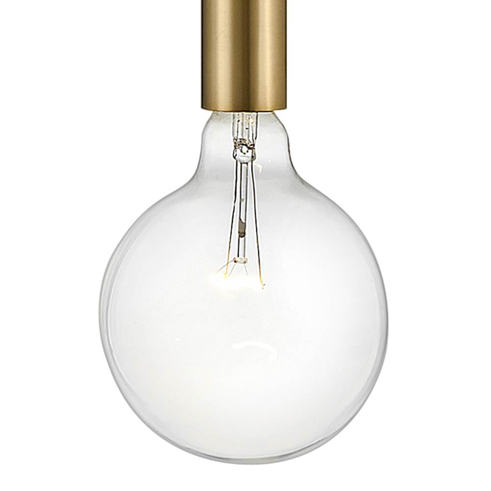 Lark 83207LCB Lacquered Brass Single Light Pendant Image 4