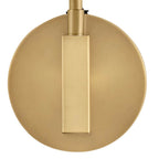 Lark 83250MW-HB Matte White,Heritage Brass Single Light Plug-in Sconce Image 3
