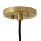 Lark 83257BK-HB Black,Heritage Brass Single Light Pendant Image 9