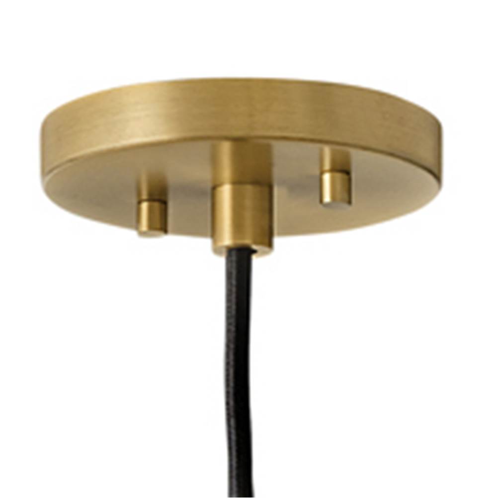Lark 83257BK-HB Black,Heritage Brass Single Light Pendant Image 9