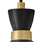 Lark 83257BK-HB Black,Heritage Brass Single Light Pendant Image 7