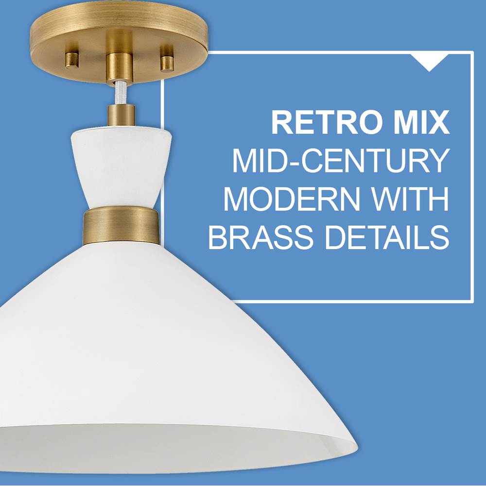 Lark 83257BK-HB Black,Heritage Brass Single Light Pendant Image 2
