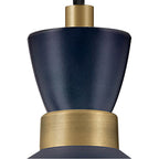 Lark 83257MV-HB Matte Navy,Heritage Brass Single Light Pendant Image 7