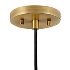 Lark 83257MV-HB Matte Navy,Heritage Brass Single Light Pendant Image 5