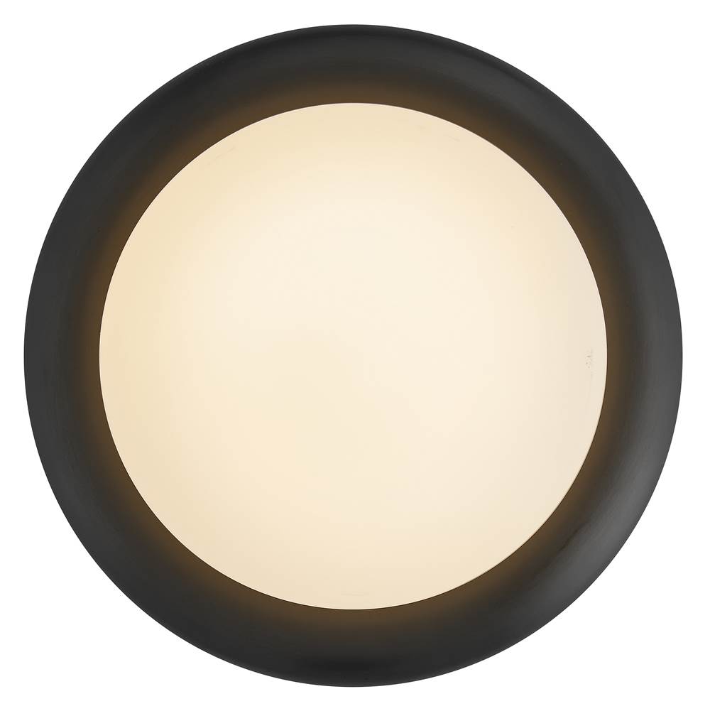Lark 83291BK Black Extra Small Convertible Flush Mount Image 4