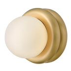 Lark 83291LCB Lacquered Brass Extra Small Convertible Flush Mount Image 6