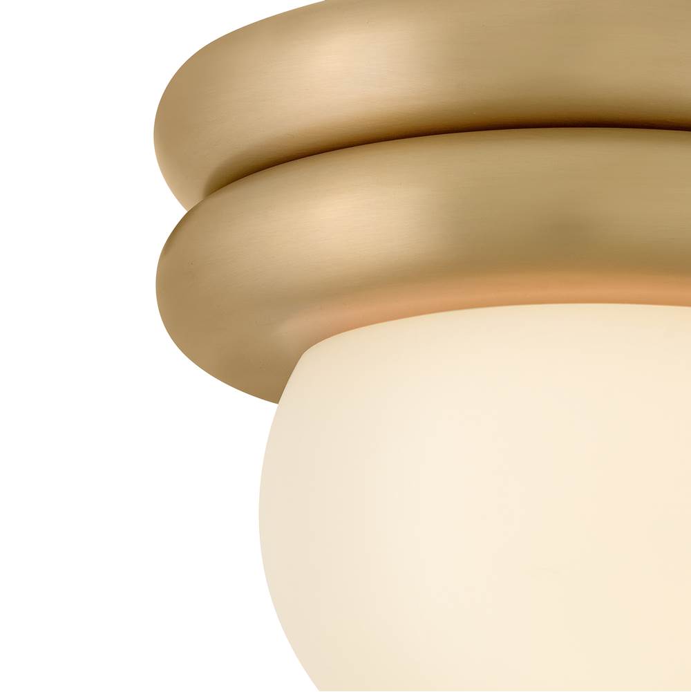 Lark 83291LCB Lacquered Brass Extra Small Convertible Flush Mount Image 5