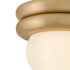 Lark 83291LCB Lacquered Brass Extra Small Convertible Flush Mount Image 5