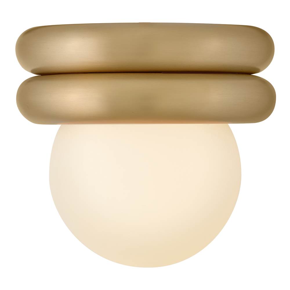 Lark 83291LCB Lacquered Brass Extra Small Convertible Flush Mount Image 3