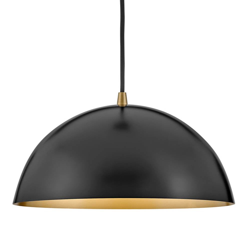 Lark 83307BK Black Single Light Pendant Image 4