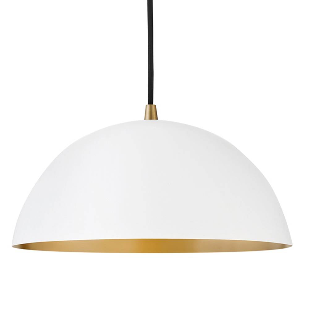 Lark 83307MW Matte White Single Light Pendant Image 4