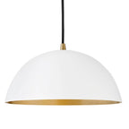 Lark 83307MW Matte White Single Light Pendant Image 4
