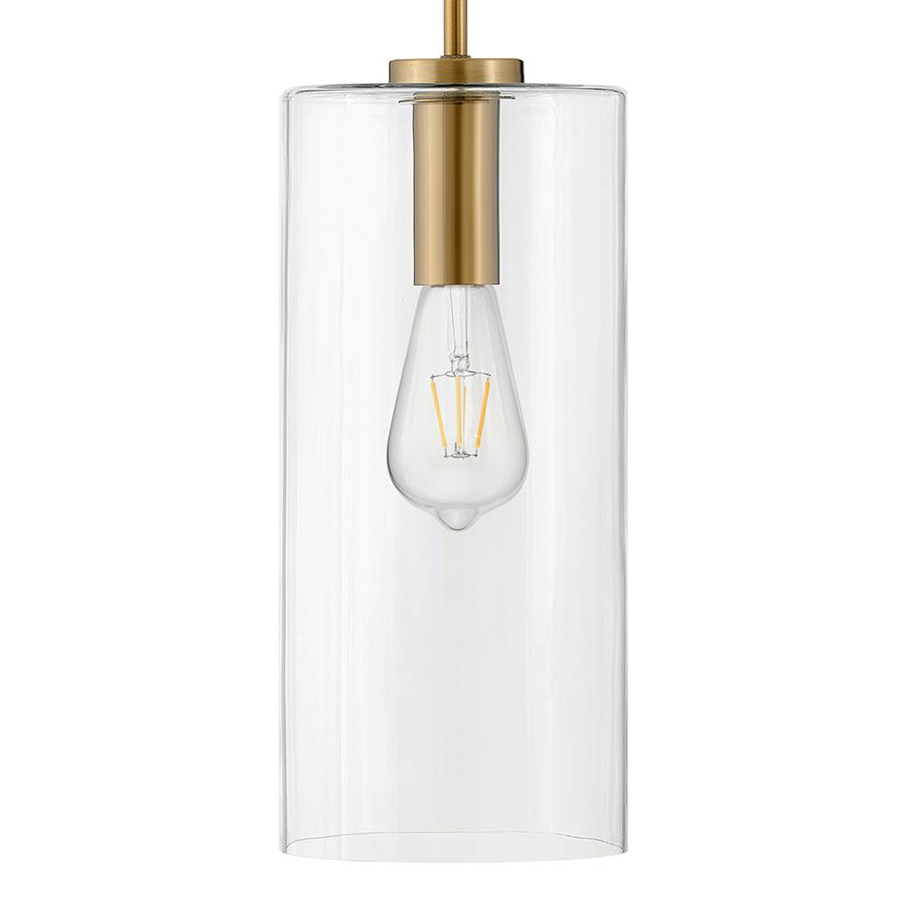Lark 83377LCB Lacquered Brass Single Light Pendant Image 5