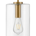 Lark 83377LCB Lacquered Brass Single Light Pendant Image 4