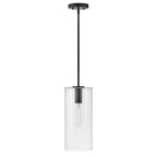 Lark 83377BK Black Single Light Pendant Image 1