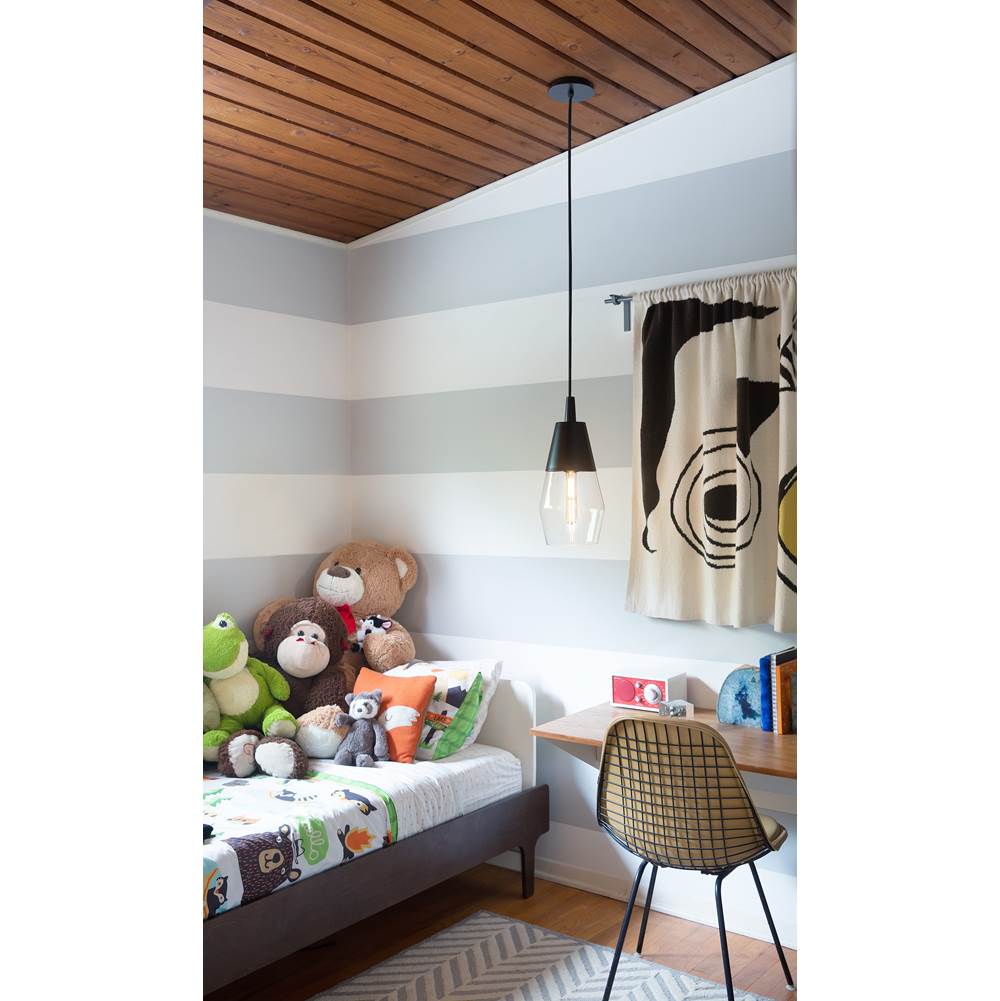Lark 83397BK Black Single Light Pendant Image 5