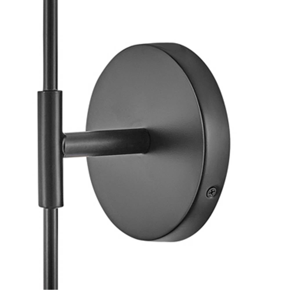 Lark 83450BK Black Single Light Tall Sconce Image 7