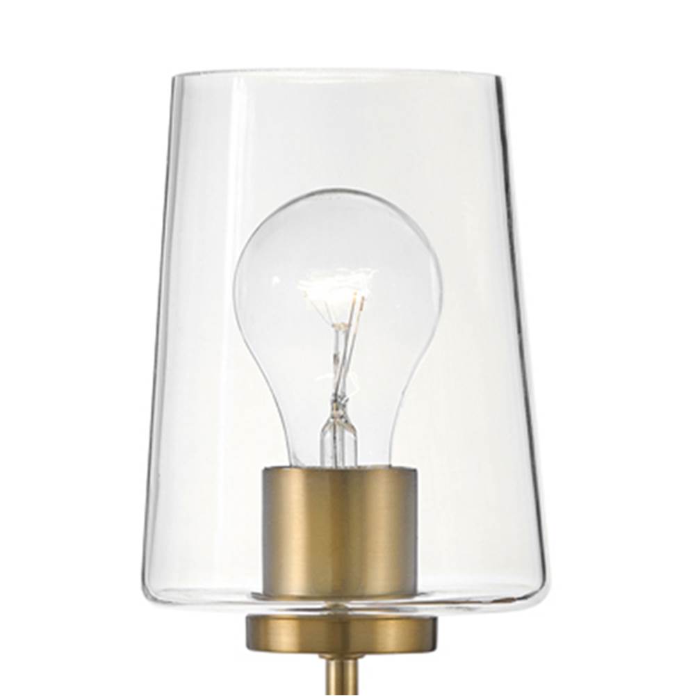 Lark 83450LCB Lacquered Brass Single Light Tall Sconce Image 6