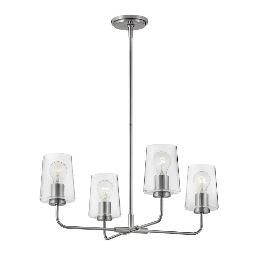 Lark 83454BN Brushed Nickel Medium Single Tier Image 1
