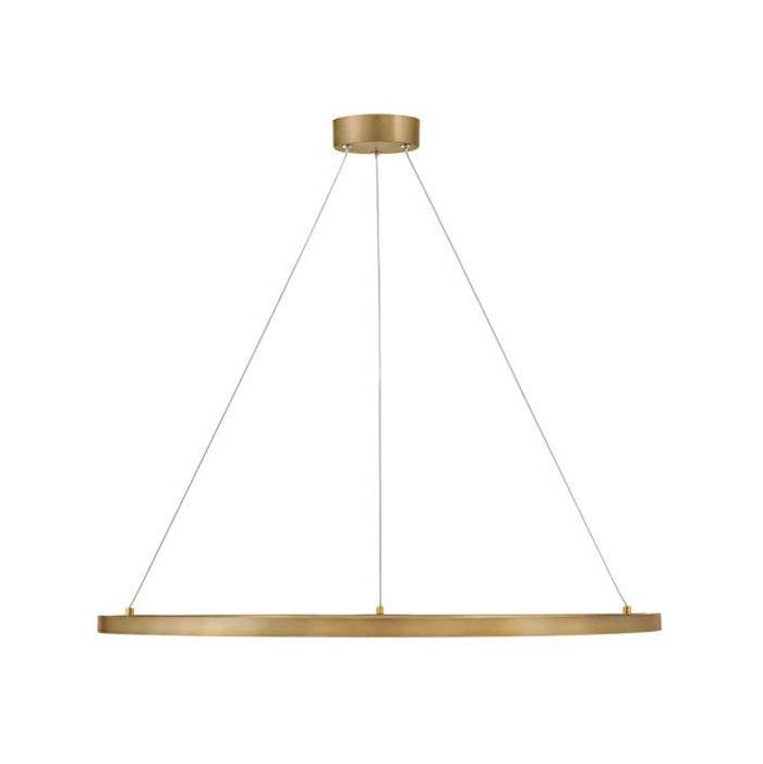 Lark 83465LCB Lacquered Brass Large Single Tier Image 3