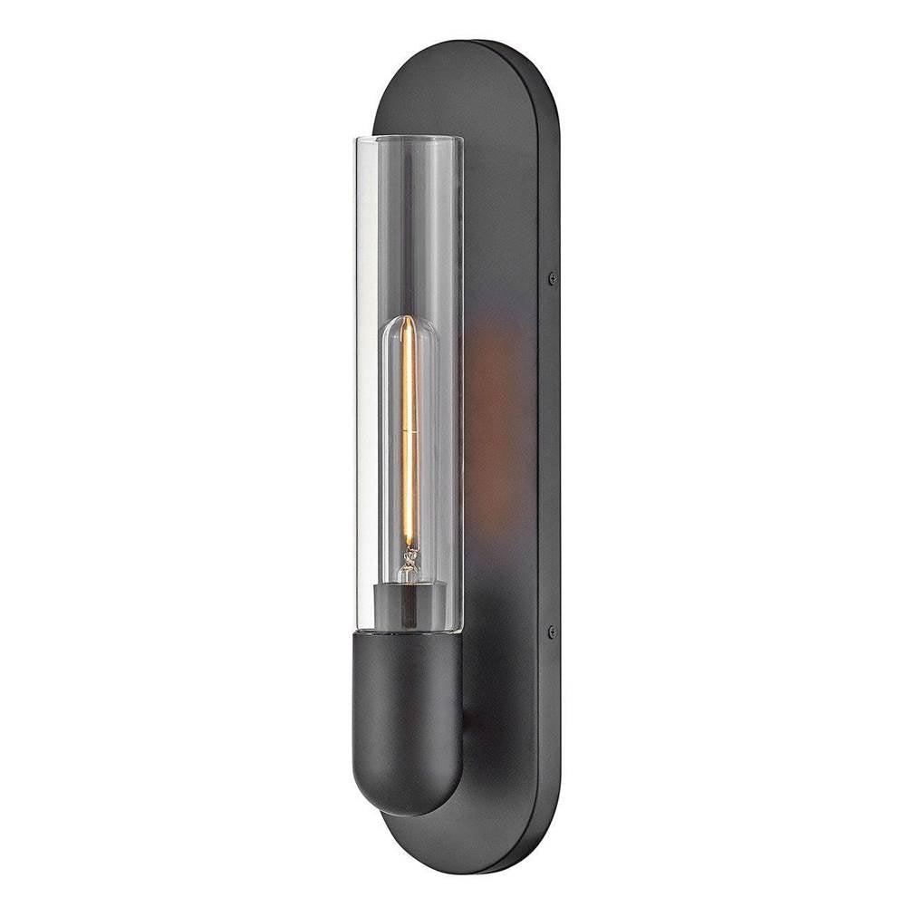 Lark 83470BK Black Medium Single Light Sconce Image 1