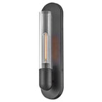 Lark 83470BK Black Medium Single Light Sconce Image 2