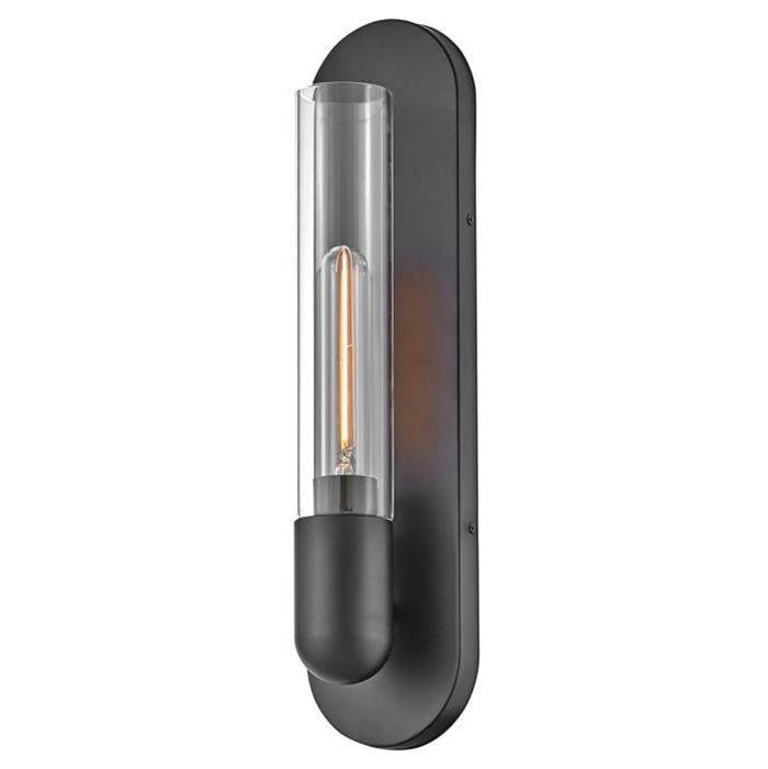 Lark 83470BK Black Medium Single Light Sconce Image 2