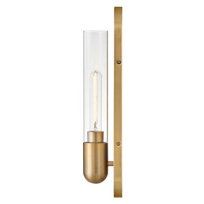 Lark 83470LCB Lacquered Brass Medium Single Light Sconce Image 3