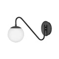 Lark 83480BK Black Small Single Light Sconce Image 1