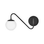 Lark 83480BK Black Small Single Light Sconce Image 2