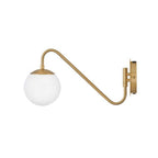 Lark 83480LCB Lacquered Brass Small Single Light Sconce Image 4