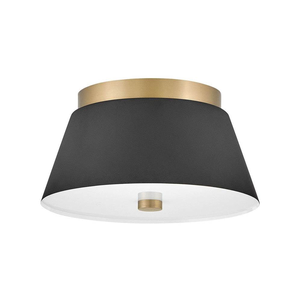 Lark 83511BK Black Small Flush Mount Image 1