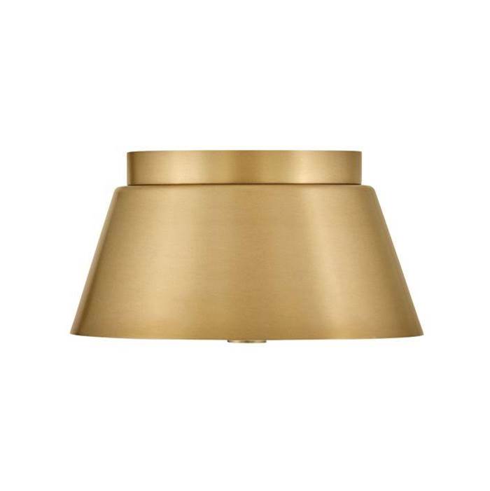 Lark 83511LCB Lacquered Brass Small Flush Mount Image 3
