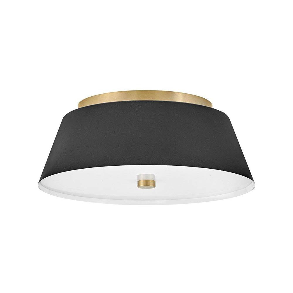 Lark 83513BK Black Medium Flush Mount Image 1