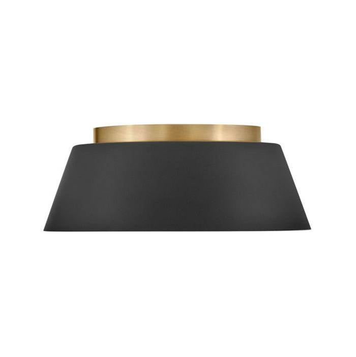 Lark 83513BK Black Medium Flush Mount Image 3