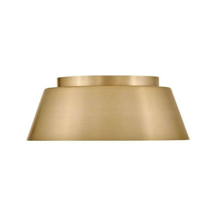 Lark 83513LCB Lacquered Brass Medium Flush Mount Image 3